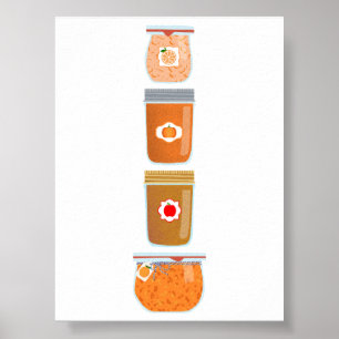 Poster Comida de latas - Emperramentos mistos