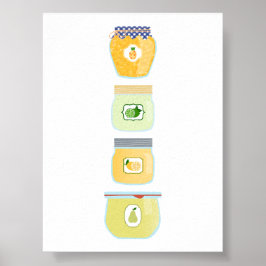 Poster Comida de latas - Emperramentos mistos