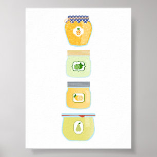 Poster Comida de latas - Emperramentos mistos