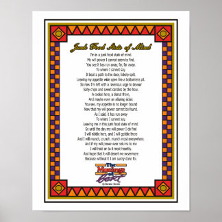 Pôster Comida de lixo