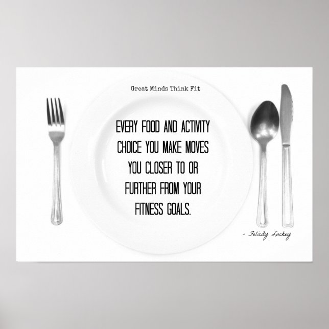 Pôster Comida de malhação e opções de atividade! (Frente)