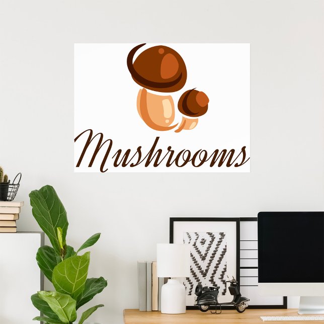 Poster Comida de Natureza Whimsroom Brown (Criador carregado)