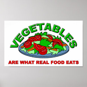 Pôster Comida de Verdade Come Cartaz Engraçado