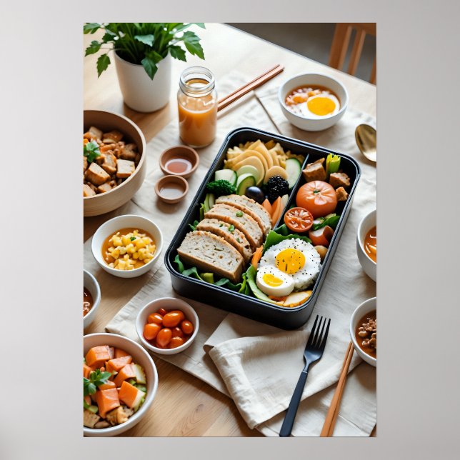 Poster Comida deliciosa (Frente)