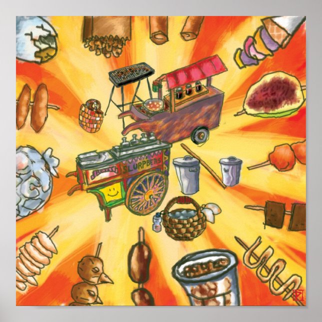 Pôster Comida filipina (Frente)