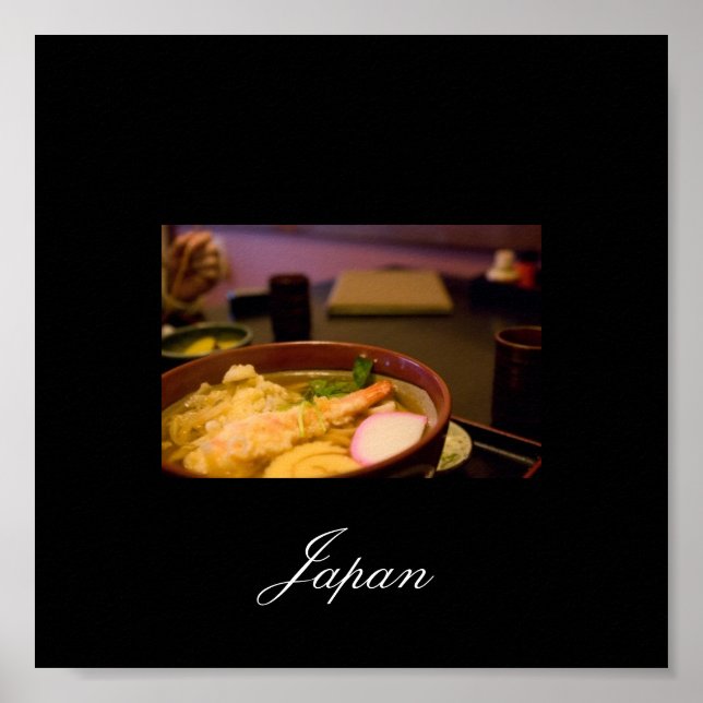 Pôster Comida no Japão, Imagens do Japão (Frente)