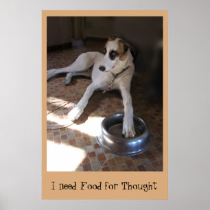 Poster Comida para o pensamento
