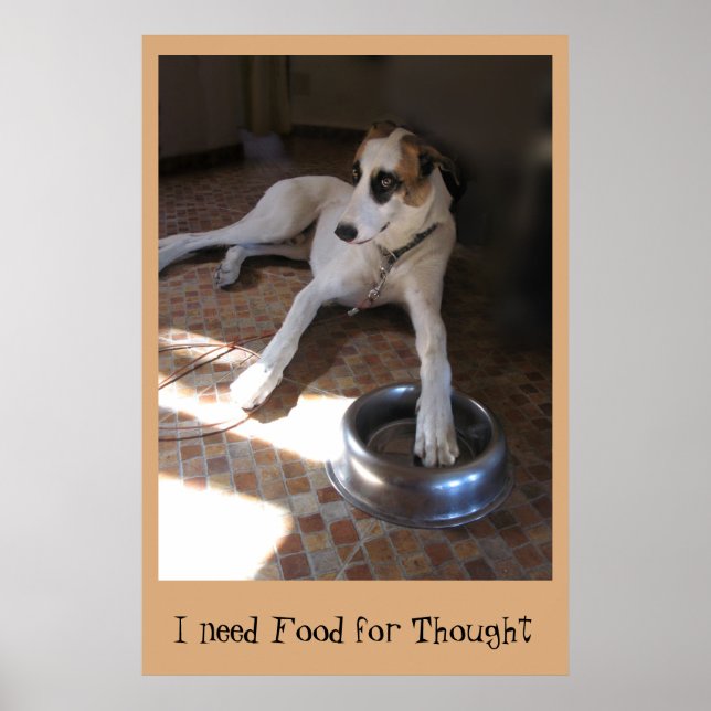 Poster Comida para reflexão (Frente)