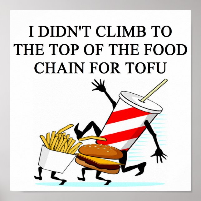 Pôster comida policial amti vegan piada (Frente)