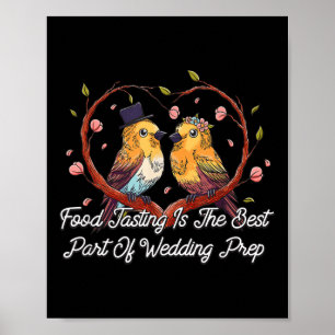 Poster Comida Provando Melhor Parte Do Casamento De Boate