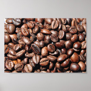 Pôster Comidas DE FUNDO FOTOGRAFADAS DE CAFÉ CRUZADAS