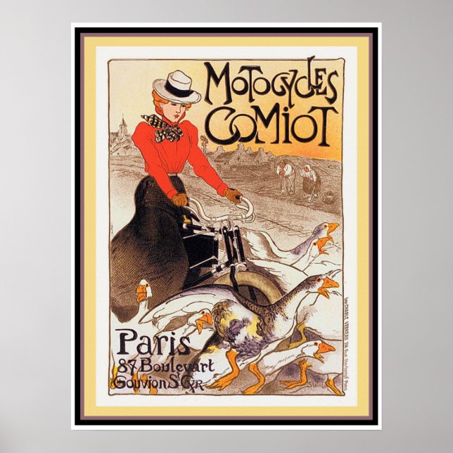 Poster Comiot de Motociclos (Frente)