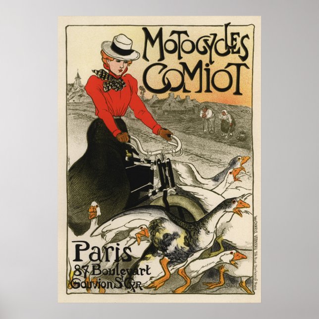 Poster Comiot de Motociclos (Frente)