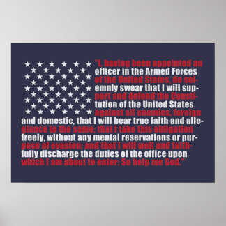 Poster Comissão Flag Oath