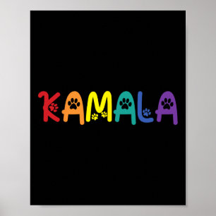 Poster Comma La Harris Funny Cat Lettering Lgbt Rainbow F