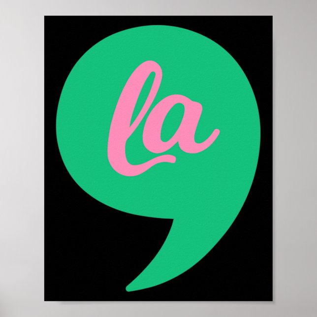 Poster Comma La Kamala Harris 2022 Eleições Costum (Frente)