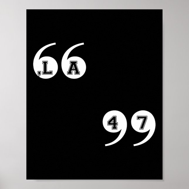 Poster Comma La Kamala Harris 47 (Frente)