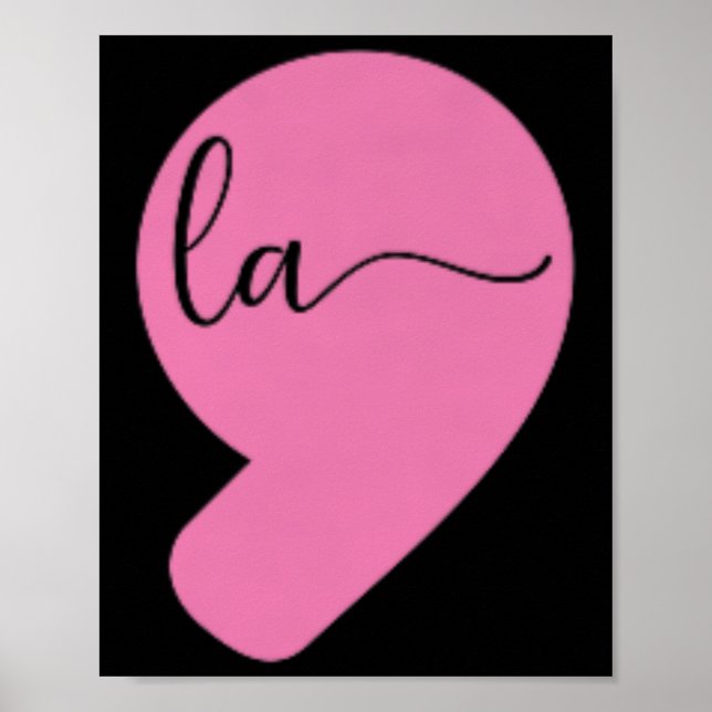 Poster Comma La Kamala Harris Para As Eleições De 2024 (Frente)