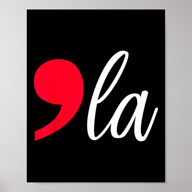 Poster Comma La Kamala Harris Para O Presidente 2024 Mulh (Frente)