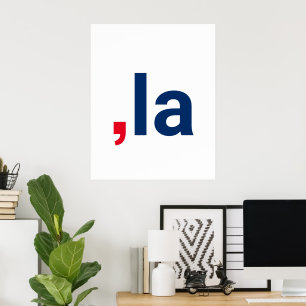 Poster Comma La kamala pronúncia engraçada patriótica