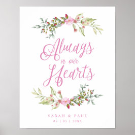 Poster Commemorative Design Loved Ones in Loving Memory