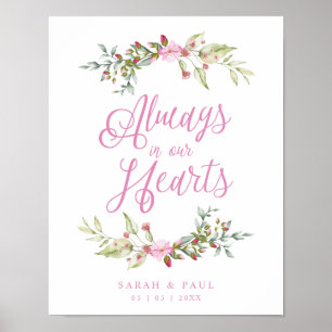 Poster Commemorative Design Loved Ones in Loving Memory