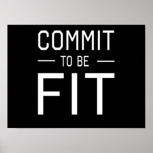 Poster Commit to be Fit