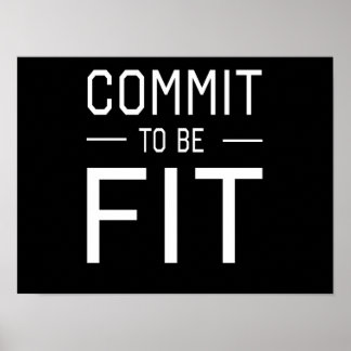 Poster Commit to be Fit