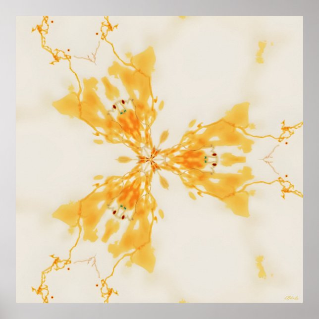 Poster Committed to an Abstract Past (Frente)