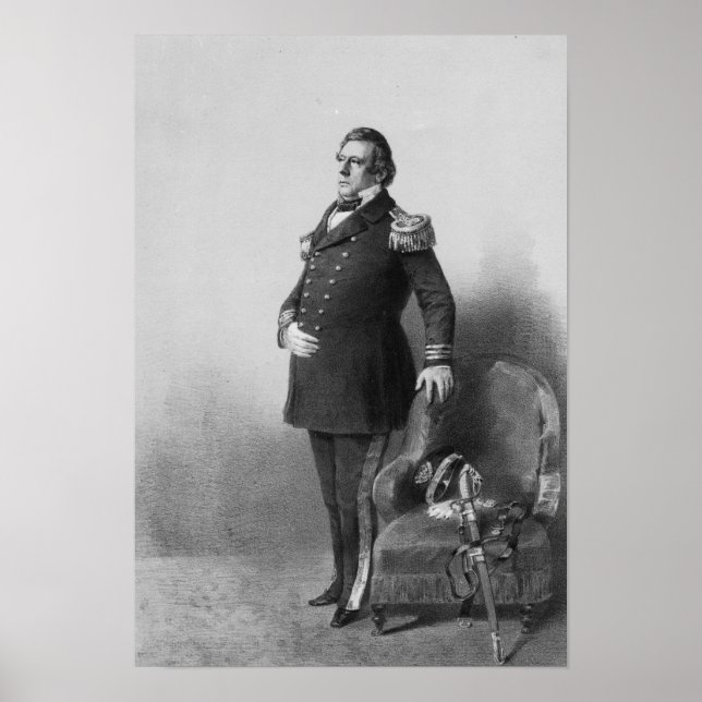 Poster Commodore Matthew Calbraith Perry (Frente)