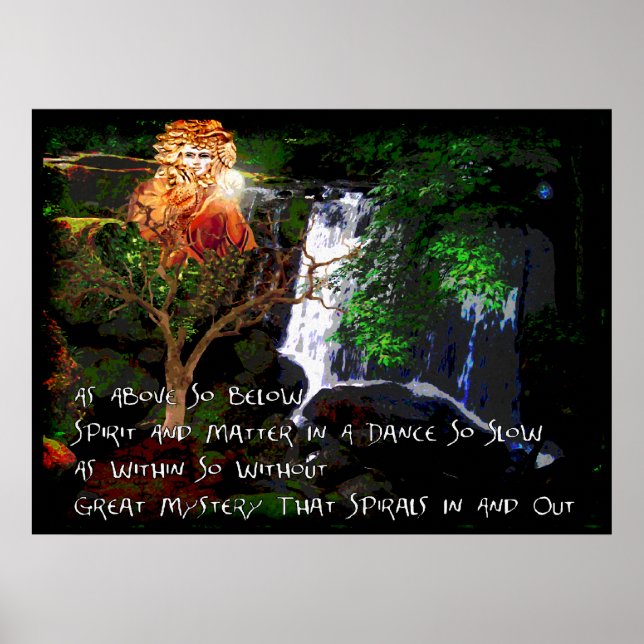 Poster Como Acima, Abaixo (Frente)