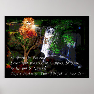 Poster Como acima tão abaixo