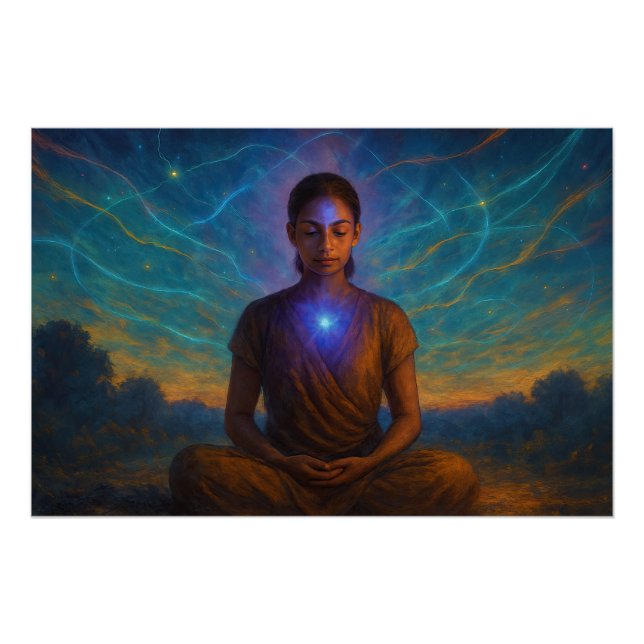 Pôster Como desenvolver a clarividência e a visão interna (Frente)