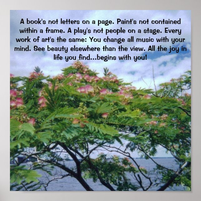 Poster Como encontrar a alegria na vida! (Frente)