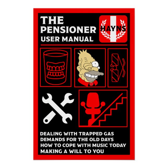 Pôster Como entender Pessoas antigas (Frente)