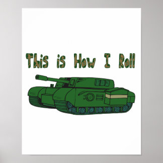Poster Como Eu Rolo (Tanque Militar)