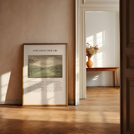 Poster Como Excelente Sua Arte Vintage Mínima Arte de Mur