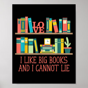 Poster Como Grandes Livros E Eu Não Posso Mentir Livro Di