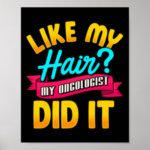 Poster Como Meu Cabelo Meu Oncologista Fez Quimioterapia