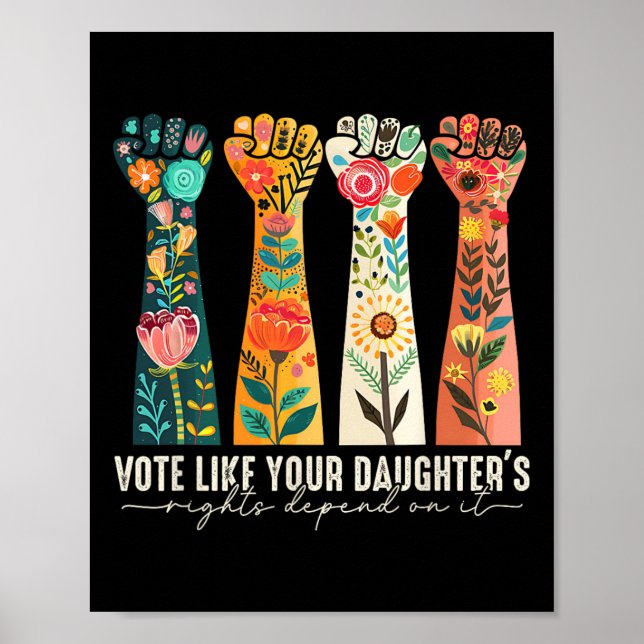 Poster Como os direitos da sua filha dependem de feminist (Frente)