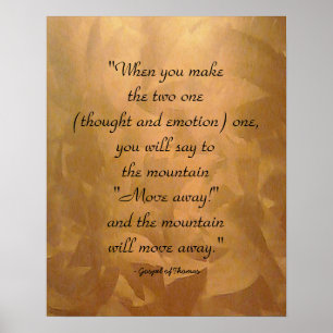 Poster Como Rezar Evangelho De Thomas