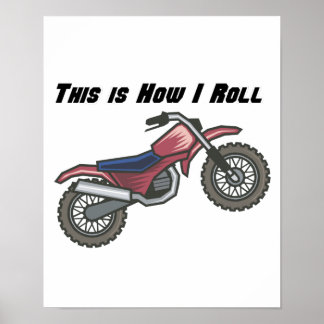 Poster Como Rolo (Bicicleta Dirt)