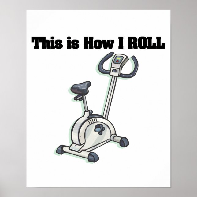 Poster Como Rolo (Exercício de bicicleta) (Frente)