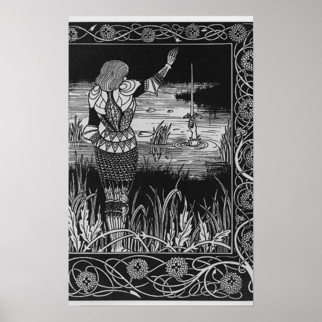 Poster Como Sir Bedivere criou a Espada Excalibur (Frente)