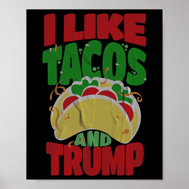 Poster Como Tacos E Trump - Conservador Hilário (Frente)