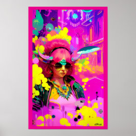 Poster Como um Beijo no Abismo Negro