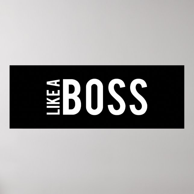 Pôster COMO um chefe (Frente)