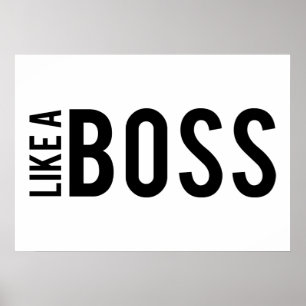 Pôster COMO um chefe