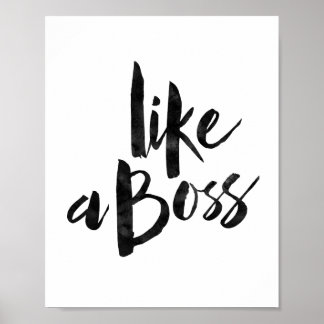 Poster Como Um Chefe