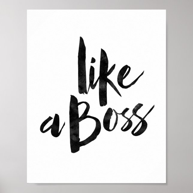 Poster Como Um Chefe (Frente)